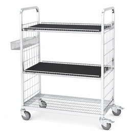 Contenedor Bajo 880x460 H1240 – Jaula Rodante Compacta para Almacenamiento Eficiente