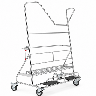 Carro de Placas Carry WP4BW con Estante y Cesta - Duradero y Conveniente