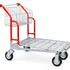 Carro de Transporte Vario 120 – Carro de Cesta Fija con Plataforma de Alambre