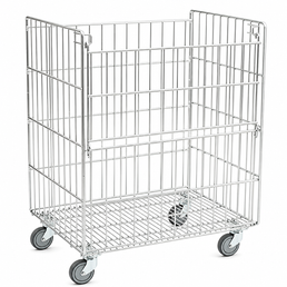 Contenedor KK 1015x800x600 – Jaula Rodante Resistente para Almacenamiento a Granel