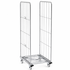 Contenedor 800x600 H1810 con Z-Frame Inferior – Jaula Rodante Alta para Almacenamiento Estable
