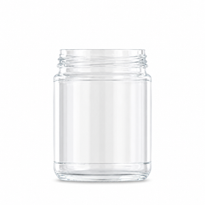 Frasco de vidrio transparente de 300 ml para alimentos