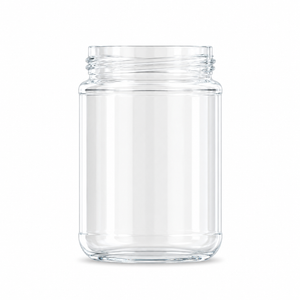 Frasco de encurtidos de vidrio transparente de 370 ml
