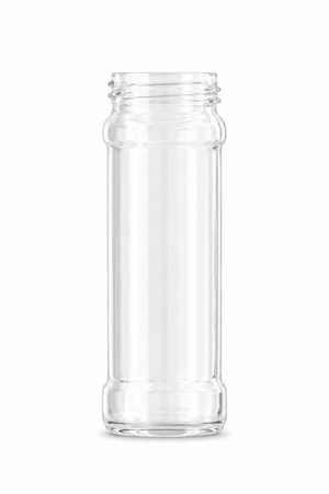 Frasco de Vidrio Transparente para Alimentos de 375ml
