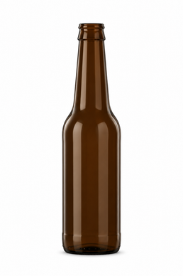 Botella de cerveza de vidrio ámbar de 330 ml - Ardagh