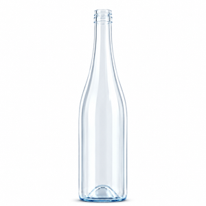 Botella de Vino Borgoña Azul Ártico 750ml – Rosca 30mm