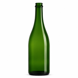 Cidre 75cl Green 04 Glass Bottle – Crown Finish