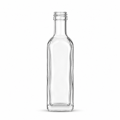 Botella de aceite de vidrio Frantoio Marasca de 60 ml (cuello de tornillo)