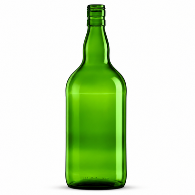 WHISKY 150cl Green 04 Glass Bottle – BVP30EH Screw Cap Finish
