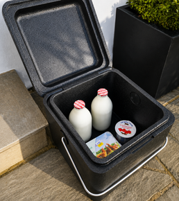 Caja de espuma EPP para botellas de leche