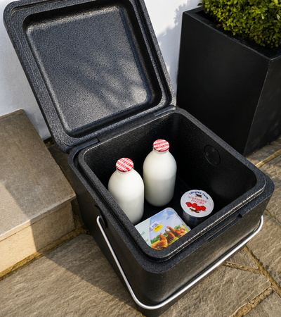 Caja de espuma EPP para botellas de leche