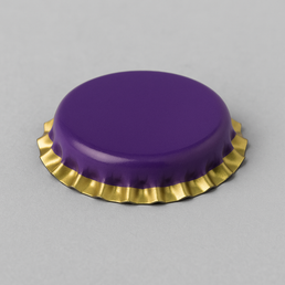 Corchos de corona morados para botellas de cerveza – 26mm