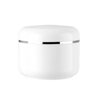 Tarro Arrop de 100ml con tapa y borde plateado