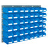 Wall Mounted Louvred Panel & Bin Kits | Complete Wall Storage with Small Parts Bins