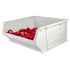 Antibacterial Small Parts Bins | White Hygiene-Safe Storage Containers