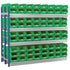 Double Longspan Extension Kits | Mild Steel Storage Shelving with Small Parts Bins