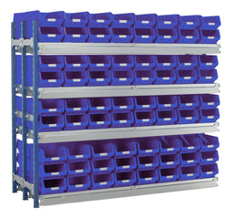 Double Longspan Extension Kits | Mild Steel Storage Shelving with Small Parts Bins