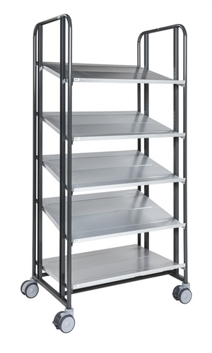 Series 168 Shelf Trolley – Adjustable Multi-Level Cart (877 × 600 × 1850 mm)