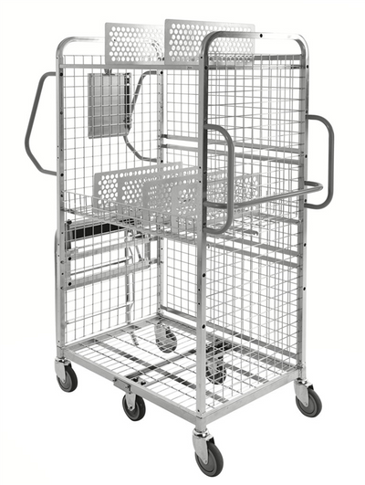 Modul 300 Picking Trolley – Electrogalvanised Flex Cart – 300kg Capacity (1300 × 625 × 1710 mm)
