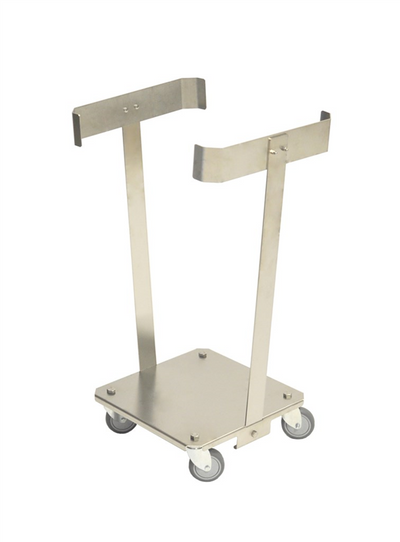 Stainless Steel Sack Rack – C3 – 508 × 425 × 875 mm – For 125 Litre Bags