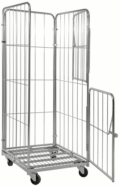 4-Sided Roll Container with 2 Doors – 400kg Capacity