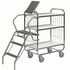 Series 8000 Shelving Trolley – Electrogalvanised – 250 kg Capacity (945 × 470 × 1120 mm)