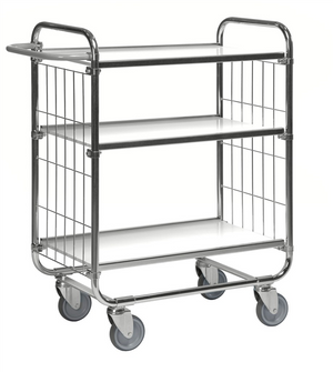 Series 8000 Shelving Trolley – Electrogalvanised – 250 kg Capacity (1195 × 470 × 1120 mm)