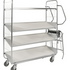 Series 8000 Shelving Trolley – Electrogalvanised with Central Lock – 250 kg Capacity (1395 × 470 × 1590 mm)
