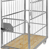 Heavy Duty Roll Container with Wooden Base – 2 Door Galvanised Roll Cage | 800kg Load Capacity