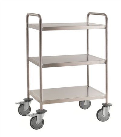 Fully Welded Stainless Steel Trolley – 3 Tier – C3 (AISI 304) – 1075×575×1010 mm