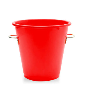 68 litre food approved round nesting bin with zinc plated steel handles