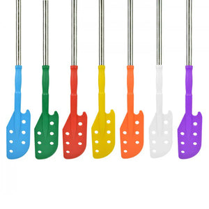 Food approved hygienic mixing paddle with 1760mm stainless steel pole and polypropylene blade