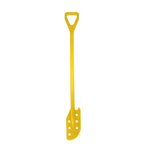 Metal detectable polypropylene mixing paddle with perforated head and 1190mm one-piece handle