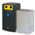 110 Litre External Bottle & Can Recycling Bin – Lockable MDPE Recycling Unit with Liner