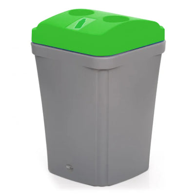 100 Litre Can & Bottle Recycling Bin – Dual Slot MDPE Recycling Bin