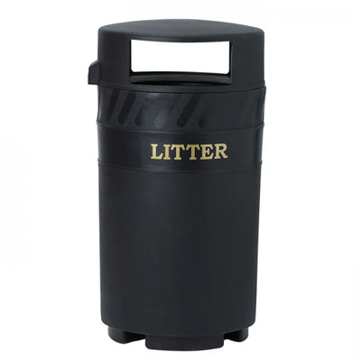 126 Litre External Hood Bin – Lockable MDPE Outdoor Waste Bin with Galvanised Liner