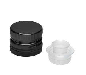 Tapa de vertedor de aceite de plástico negro a prueba de manipulaciones de 31.5MM