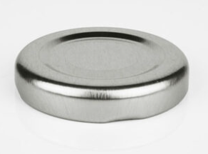 Tapa de rosca plateada de 43 mm