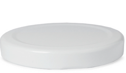 Tapas de botón blancas de 48 mm con rosca