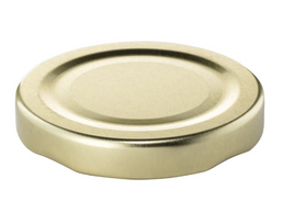 Tapas de rosca de 53 mm en oro pálido RTO