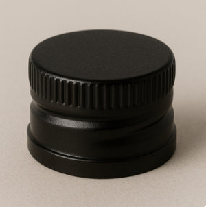 28R3 Tapas de poliéster negro con revestimiento de urea – Resistente a productos químicos, sellado seguro