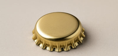 Tapones de corona dorados para botellas de cerveza – 26mm
