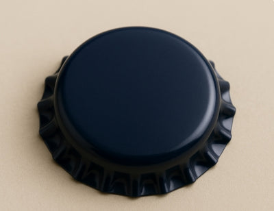 Tapones de corona azul oscuro para botellas de cerveza – 26mm