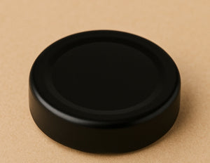 Tapa de rosca sólida negra de 82MM RTS