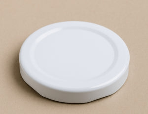 Tapa blanca de rosca de 70 mm