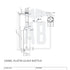 100ml Platin Tall Glass Oil Bottle (Cork Opening)