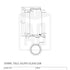 358ml Tall Glass Olive Jar