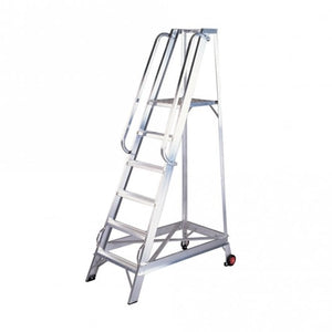 Aluminium Mobile Warehouse Steps – 5 to 8 Tread
