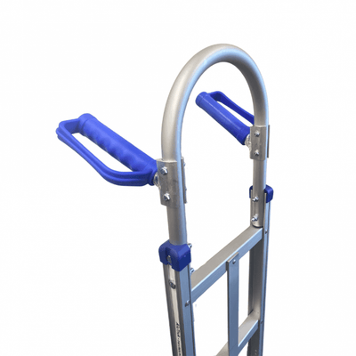 Aluminium Sack Truck with Folding Footplate 300kg Capacity Puncture Proof Tyres