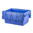 Attached Lid Tote Box - 600x400x320mm, Nestable, 60 L